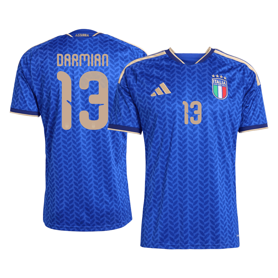 DARMIAN #13 Italy Home Soccer Jersey World Cup 2026 Blue - Football Shirt | SmartJerseys | Official Quality
