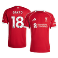 Liverpool GAKPO #18 Home Soccer Jersey 2025/26 - Football Shirt | SmartJerseys | Official Quality