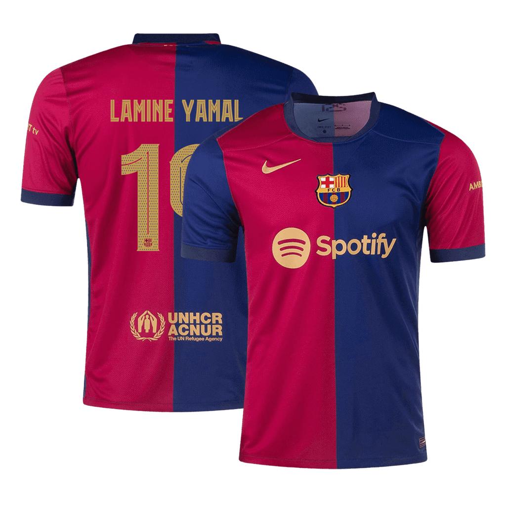Barcelona LAMINE YAMAL #19 Home Jersey 2024/25 - UCL Edition - Football Shirt | SmartJerseys | Official Quality