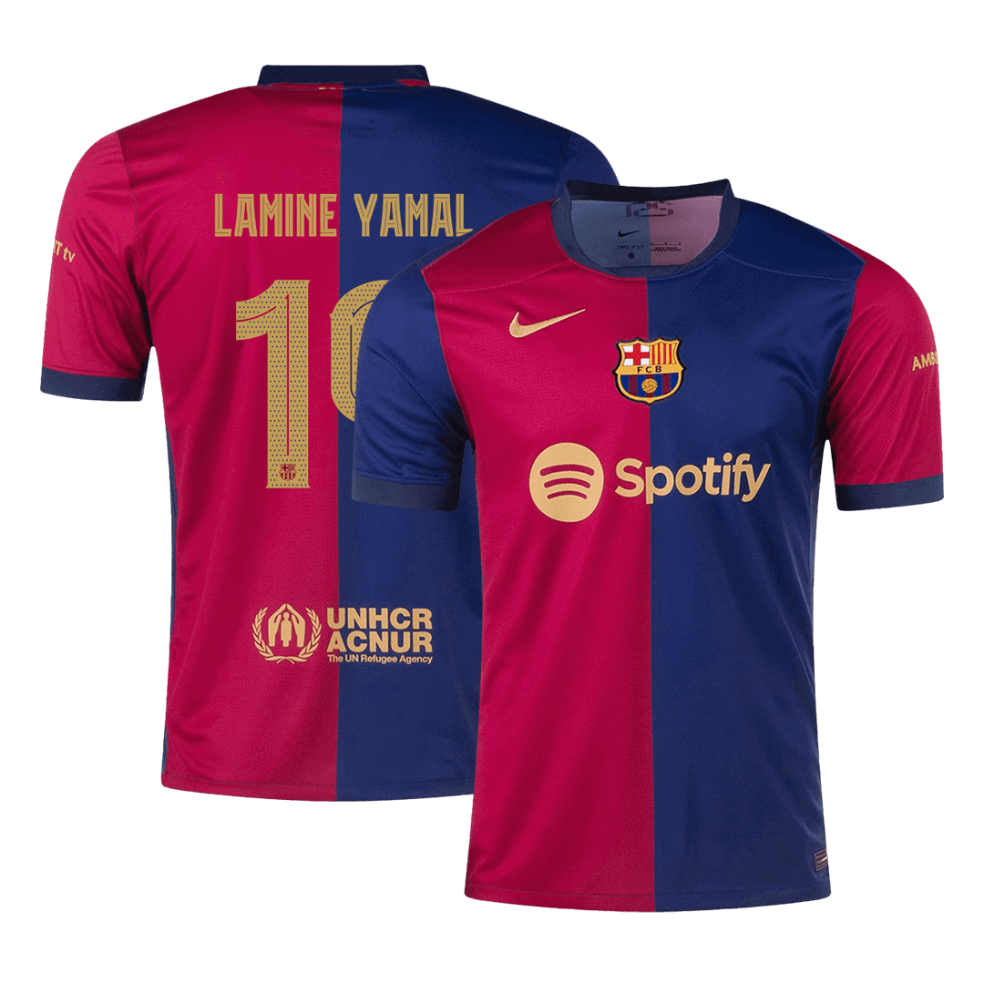Barcelona LAMINE YAMAL #19 Home Jersey 2024/25 - UCL Edition - Football Shirt | SmartJerseys | Official Quality