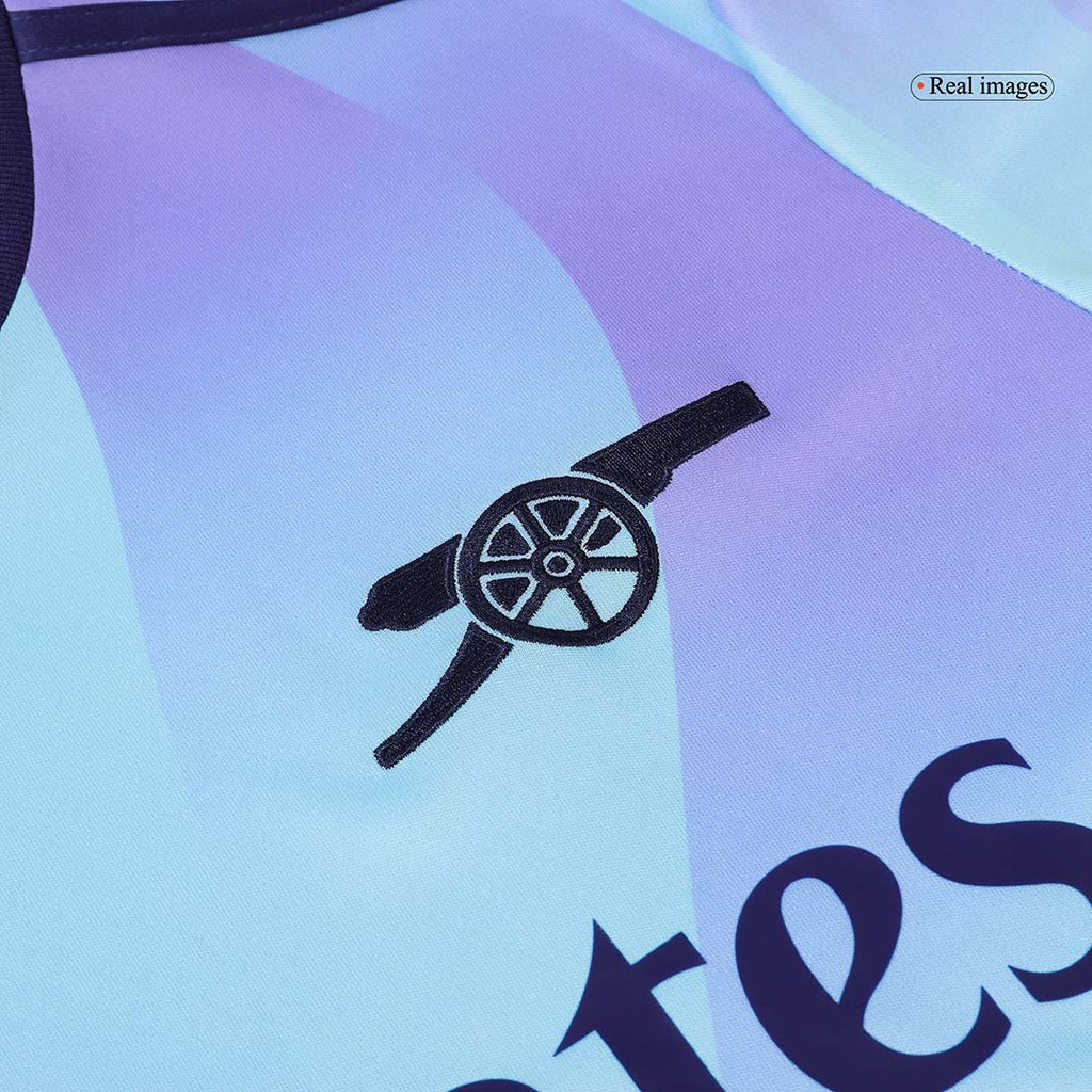 Arsenal Third Away Soccer Jersey Kit 2024/25 (Jersey+Shorts)