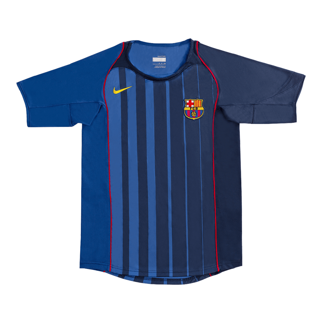 Barcelone ETO'O #9 Maillot de football extérieur rétro 2004/05