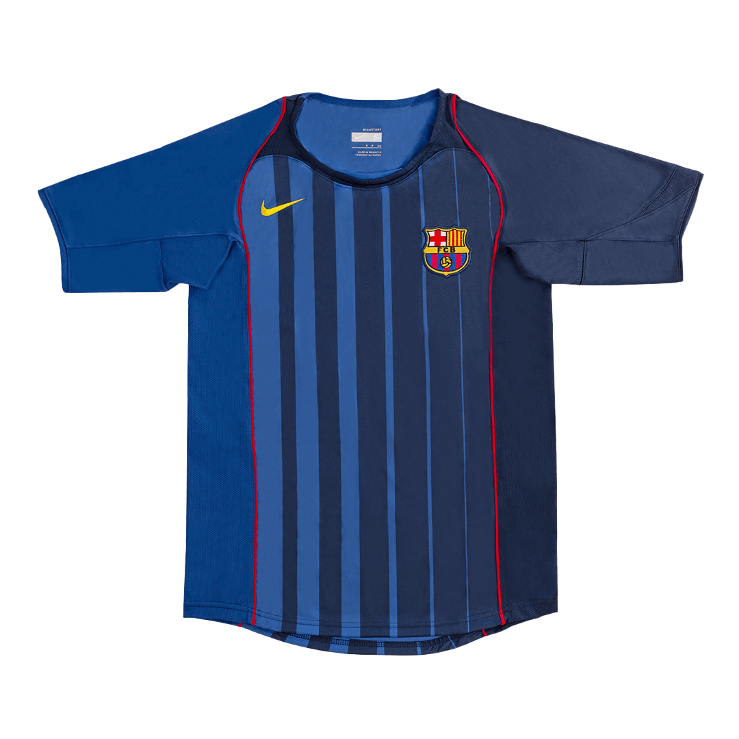 Barcelone ETO'O #9 Maillot de football extérieur rétro 2004/05