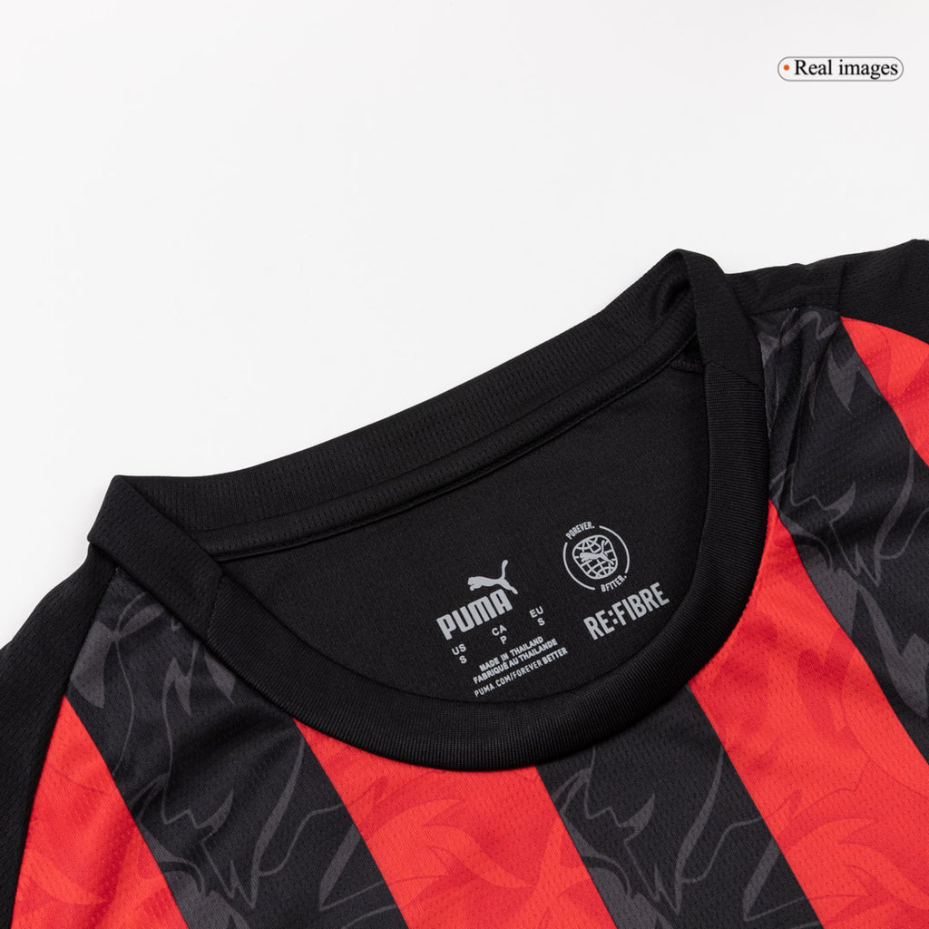 Maillot domicile manches longues de l'AC Milan 2025/26