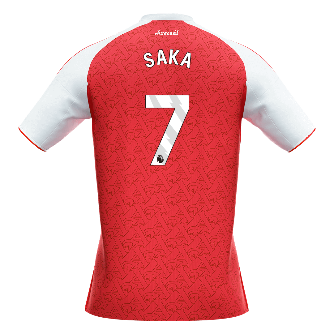 SAKA #7 Maillot de football Arsenal Domicile 2025/26 Rouge