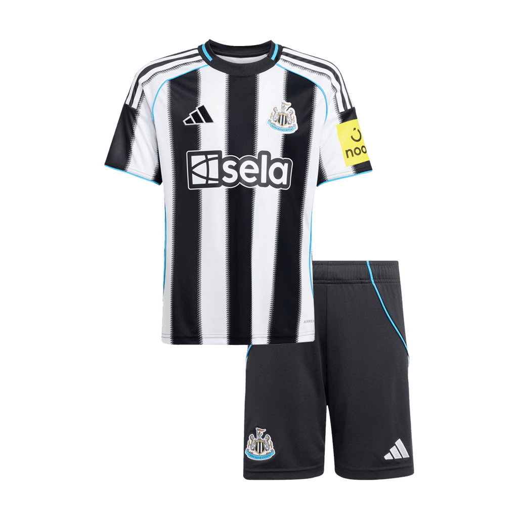 Kid's Newcastle United Home Jersey 25/26 Black&White - Football Shirt | SmartJerseys | Official Quality