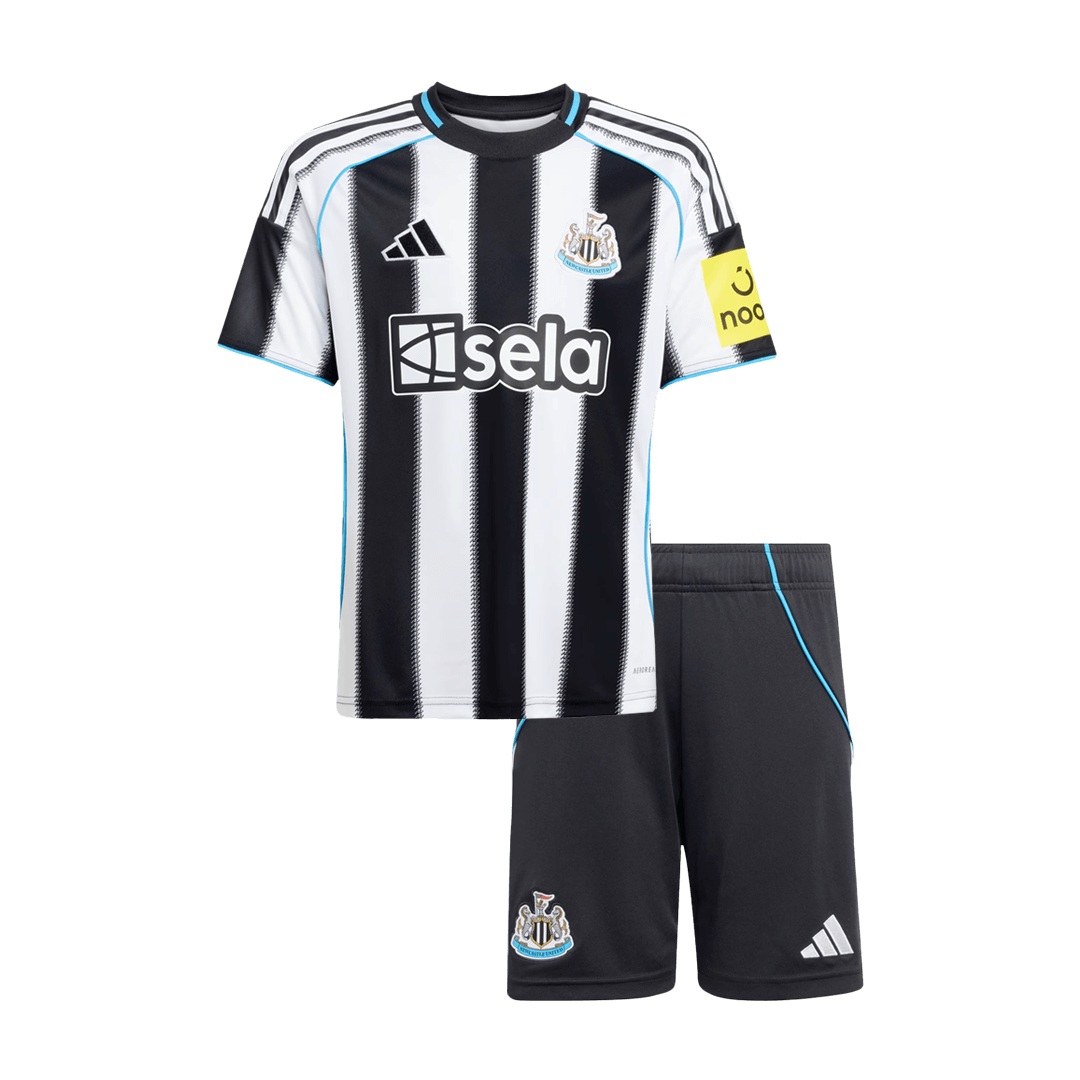 Kid's Newcastle United Home Jersey 25/26 Black&White - Football Shirt | SmartJerseys | Official Quality