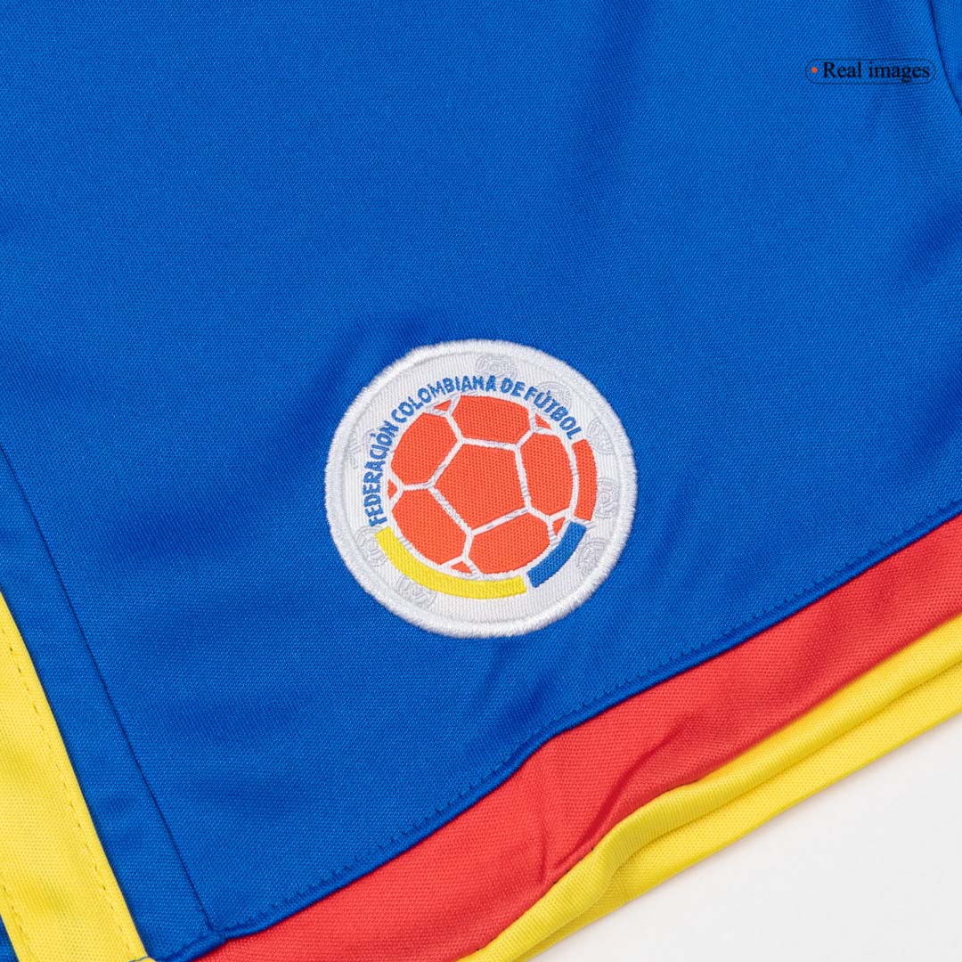 Kid's Colombia Home Soccer Jersey Kit(Jersey+Shorts) World Cup 2026 Yellow