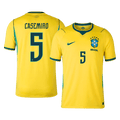 CASEMIRO #5 Brazil Home Soccer Jersey World Cup 2026 Yellow