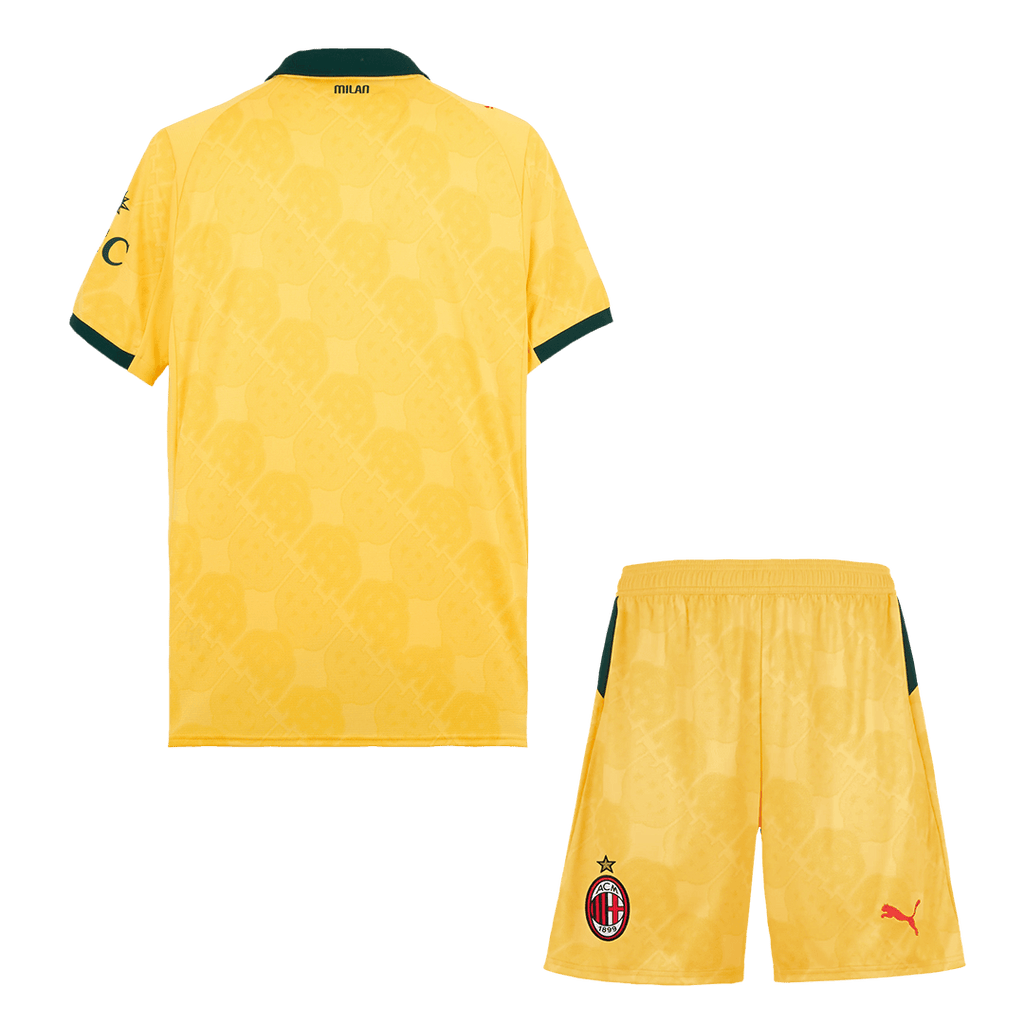 AC Milan Third Away Soccer Jersey Kit 2025/26 (Jersey+Shorts)