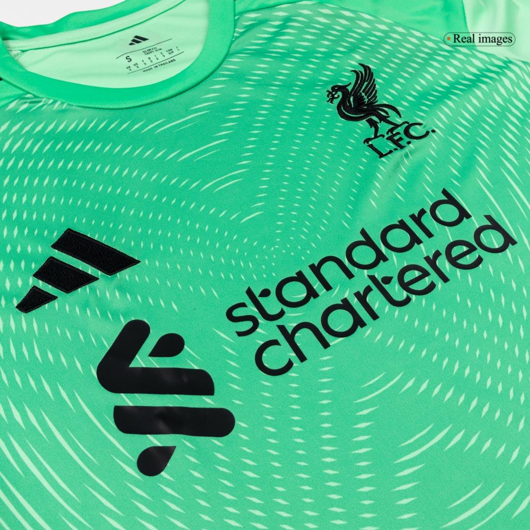 Liverpool Goalkeeper Soccer Jersey 25/26 Green