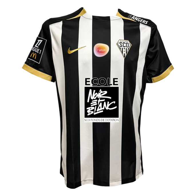 Angers SCO Home Soccer Jersey 2025/26 - Football Shirt | SmartJerseys | Official Quality