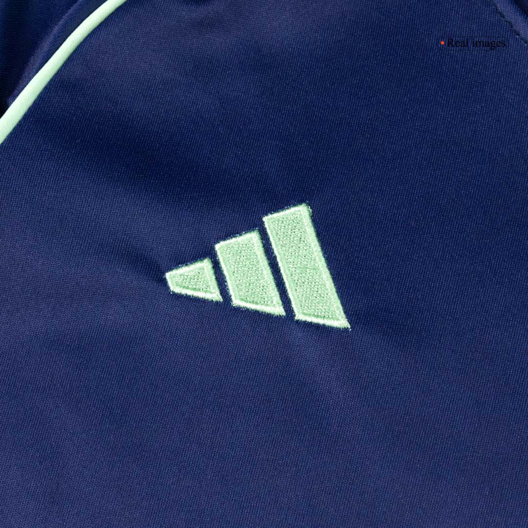 2025/26 Navy Kid's Ajax Away Soccer Jersey Kit(Jersey+Shorts)