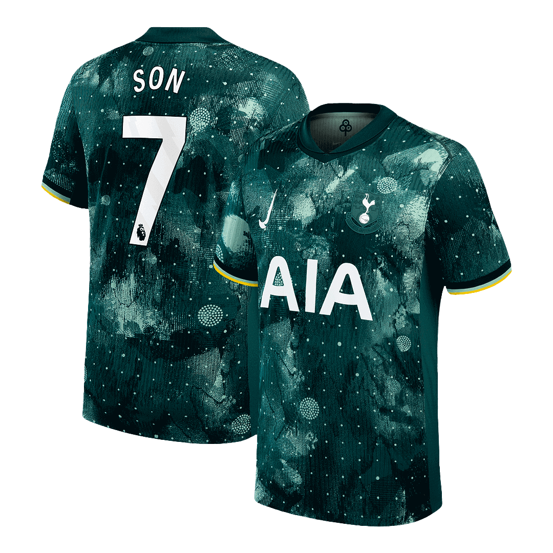 Tottenham Hotspur SON #7 Third Away Soccer Jersey Authentic 2024/25 - Football Shirt | SmartJerseys | Official Quality