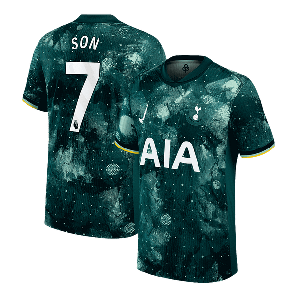 Tottenham Hotspur SON #7 Third Away Soccer Jersey Authentic 2024/25 - Football Shirt | SmartJerseys | Official Quality