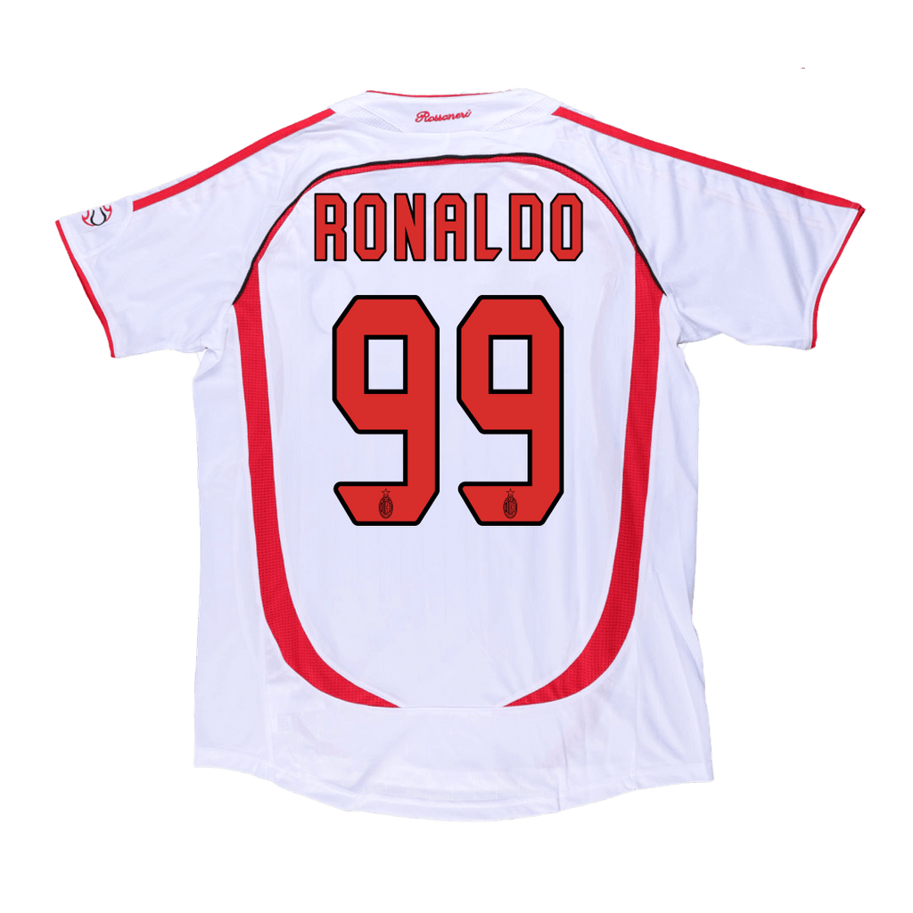 AC Milan RONALDO #99 Away Soccer Jersey Retro 2006/07 - Football Shirt | SmartJerseys | Official Quality