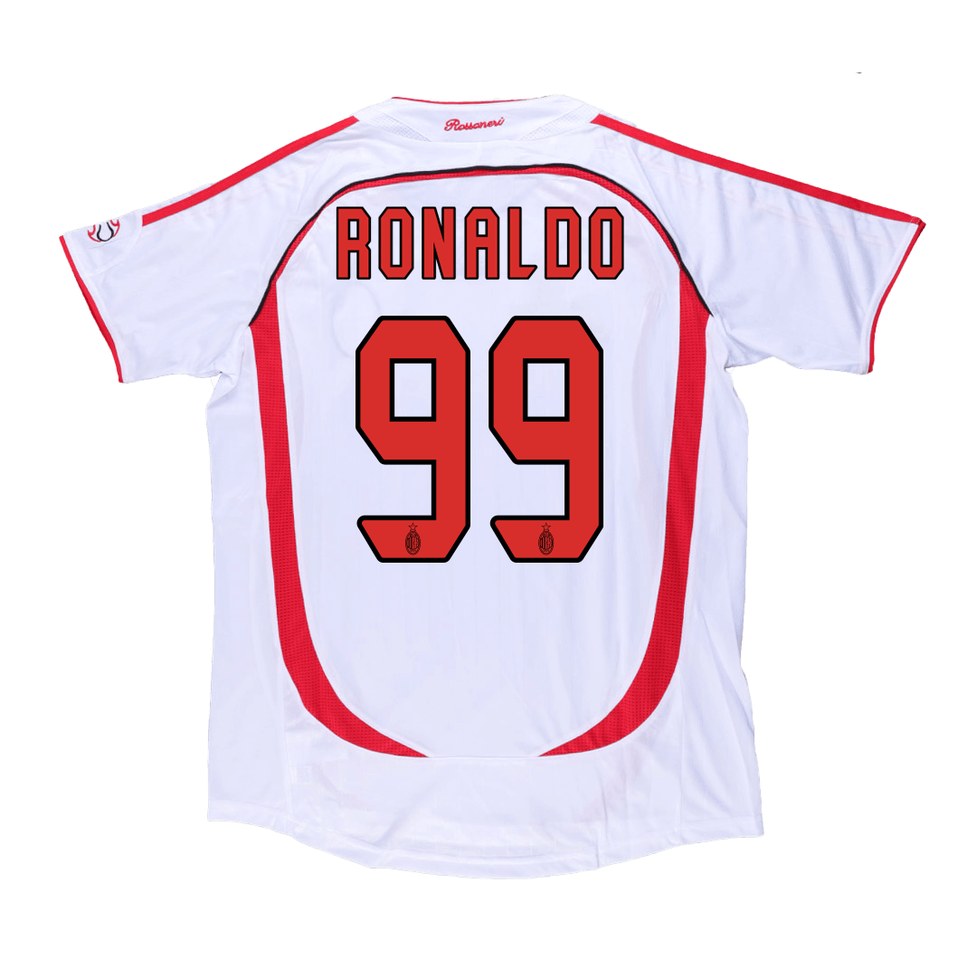 AC Milan RONALDO #99 Away Soccer Jersey Retro 2006/07 - Football Shirt | SmartJerseys | Official Quality
