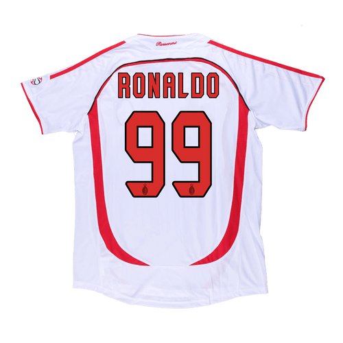AC Milan RONALDO #99 Away Soccer Jersey Retro 2006/07 - Football Shirt | SmartJerseys | Official Quality