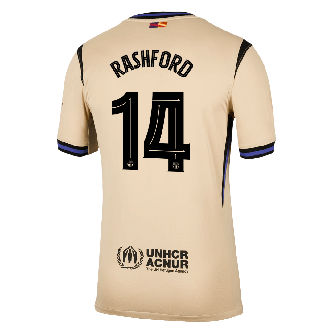 Camiseta de visitante del Barcelona Rashford n.° 14 2025/26 - Edición UCL