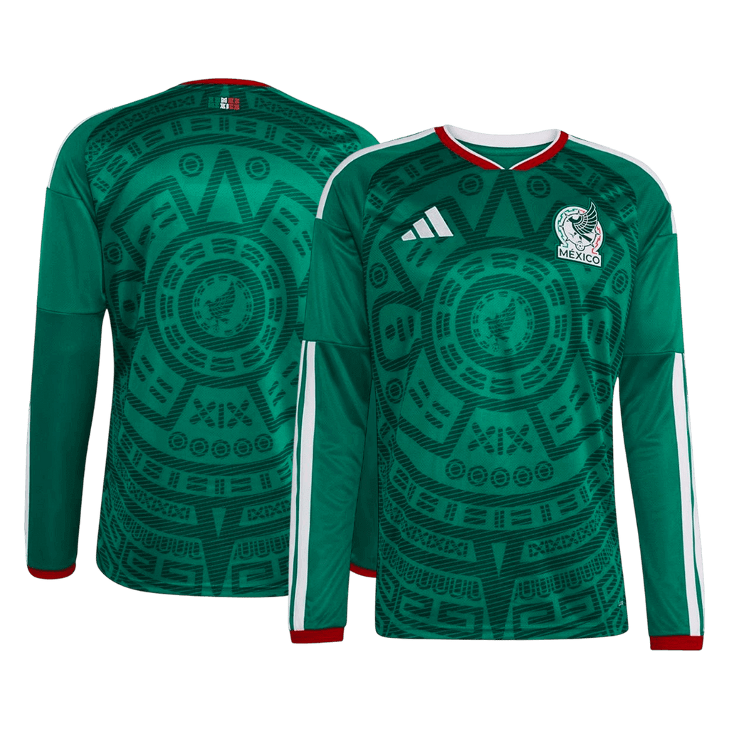 Camiseta de fútbol local de manga larga de México 2026