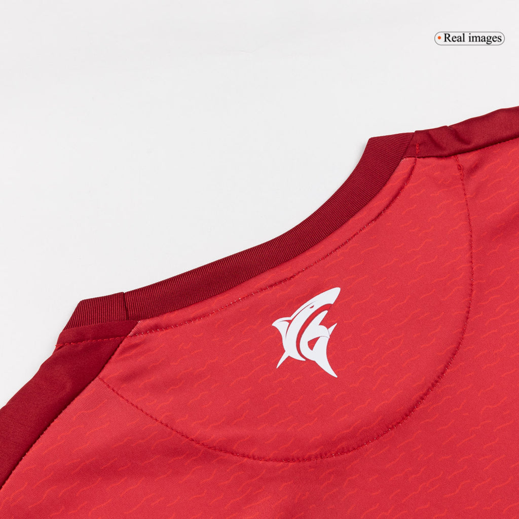 Camiseta de fútbol de la tercera equipación de Cabo Verde 2025, roja