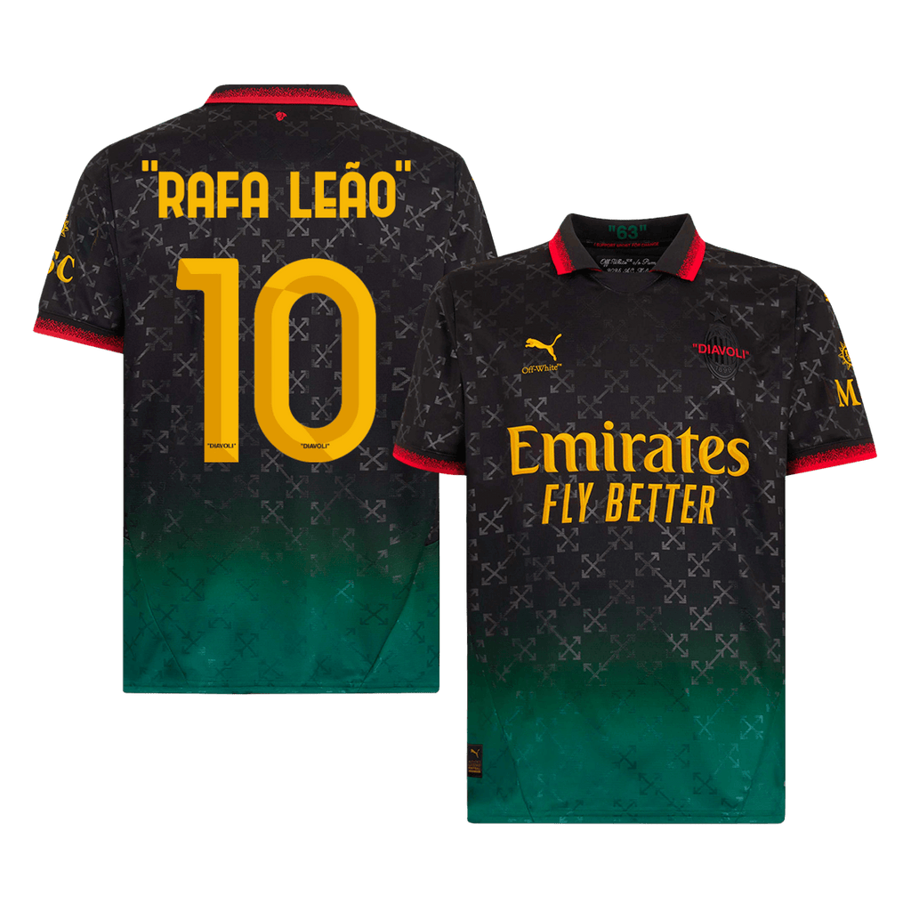 AC Milan "RAFA LEÃO" #10 Fourth Away Soccer Jersey 2024/25 - Football Shirt | SmartJerseys | Official Quality