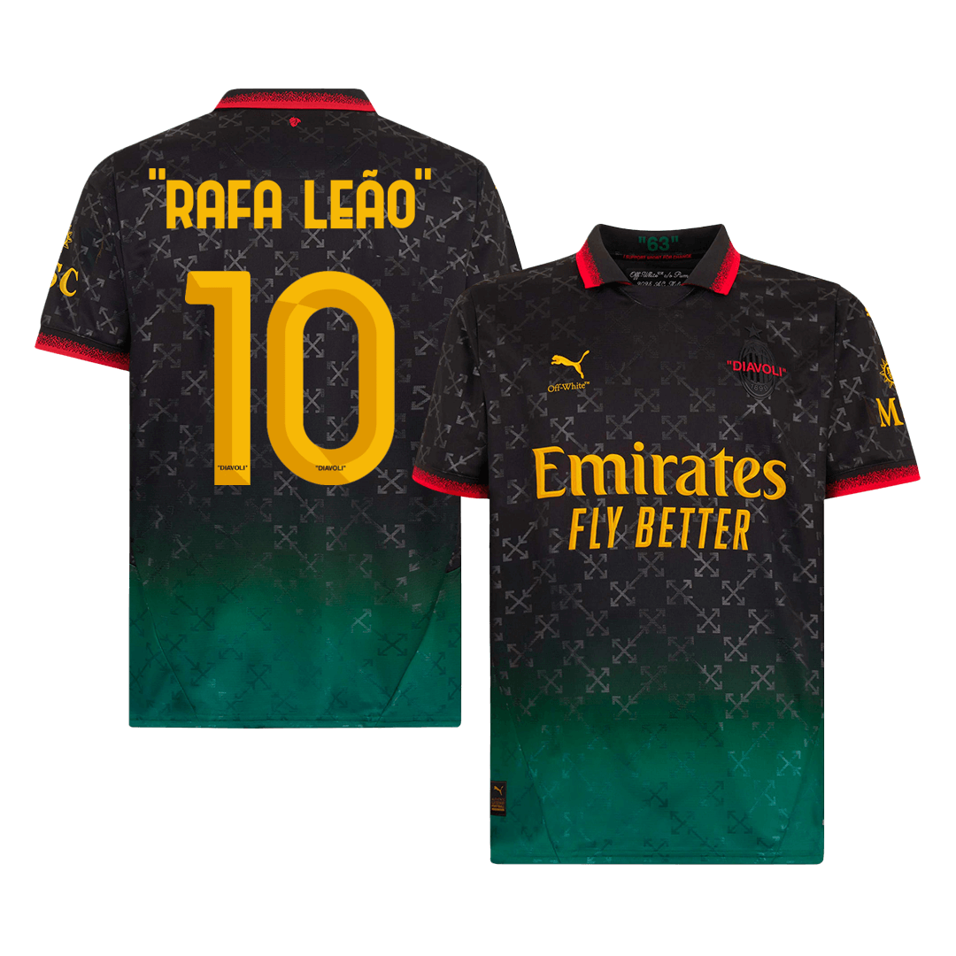 AC Milan "RAFA LEÃO" #10 Fourth Away Soccer Jersey 2024/25 - Football Shirt | SmartJerseys | Official Quality