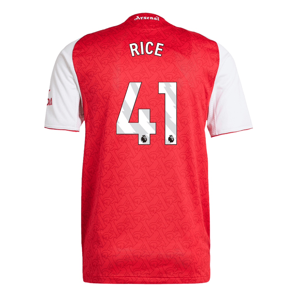 Arsenal RICE #41 Home Soccer Jersey Authentic 2025/26