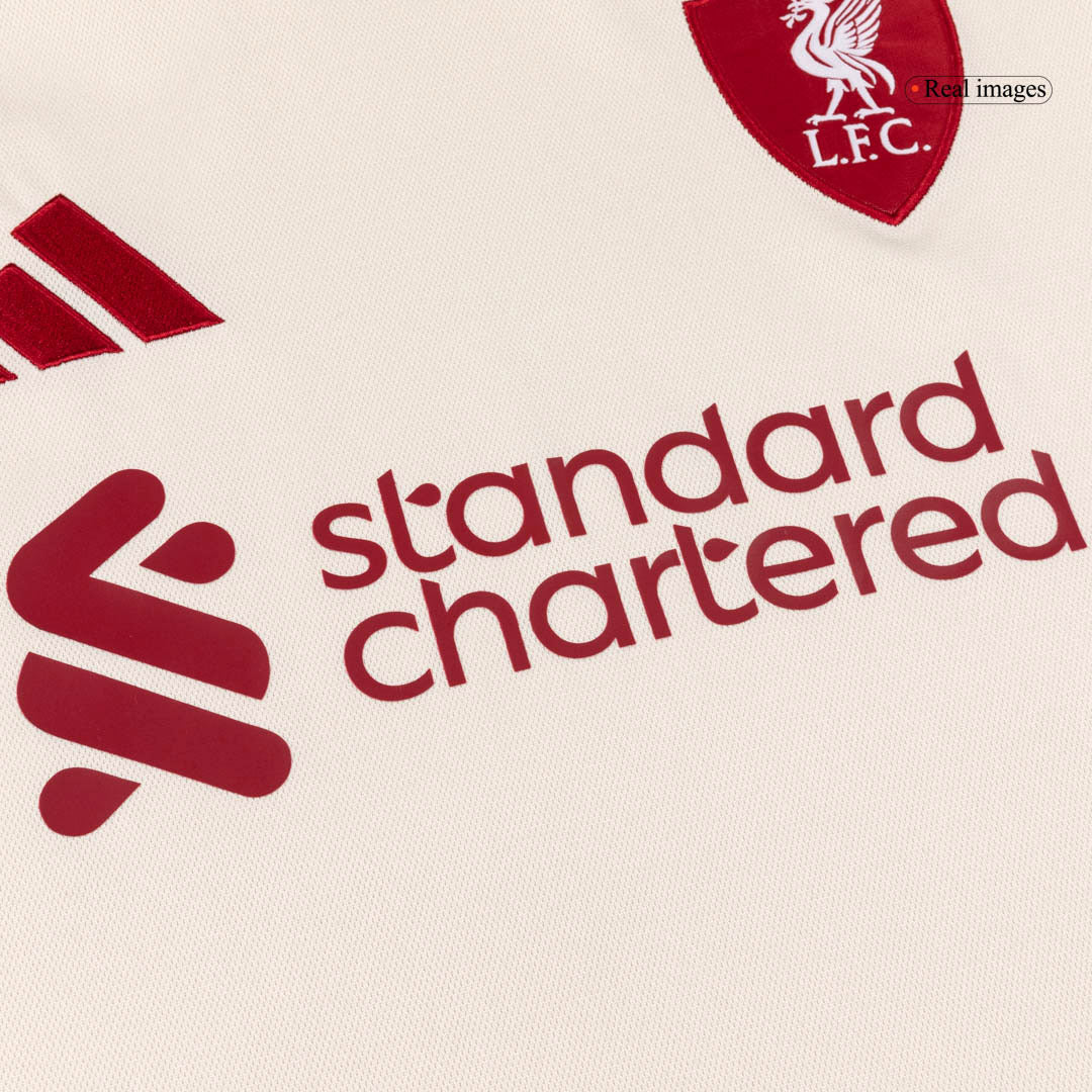 Liverpool Away Soccer Jersey Retro 2025/26 - Long Sleeve