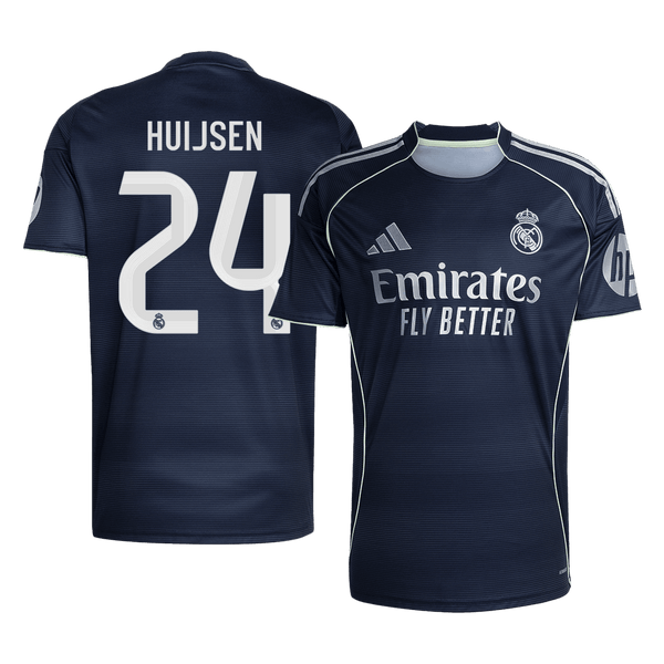 Real Madrid HUIJSEN #24 Away Soccer Jersey 2025/26 - Football Shirt | SmartJerseys | Official Quality