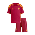 Kid's Roma Home Soccer Jersey Kit 25/26 Red - Football Shirt | SmartJerseys | Official Quality
