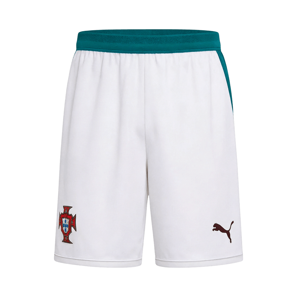 Portugal Away Soccer Jersey Kit (Jersey+Shorts) World Cup 2026 White&Green