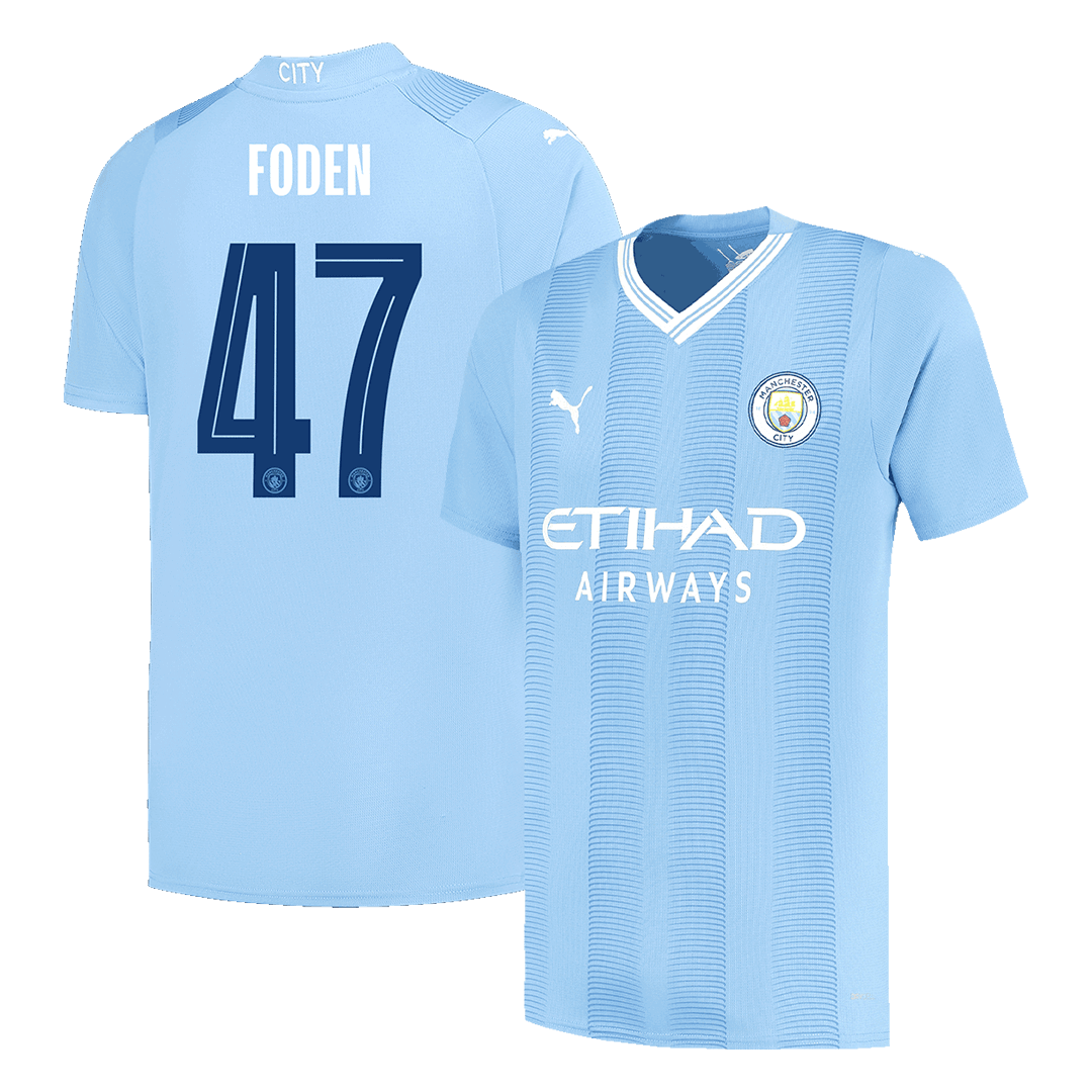 Manchester City FODEN #47 Home Jersey 2023/24 - UCL Edition - Football Shirt | SmartJerseys | Official Quality