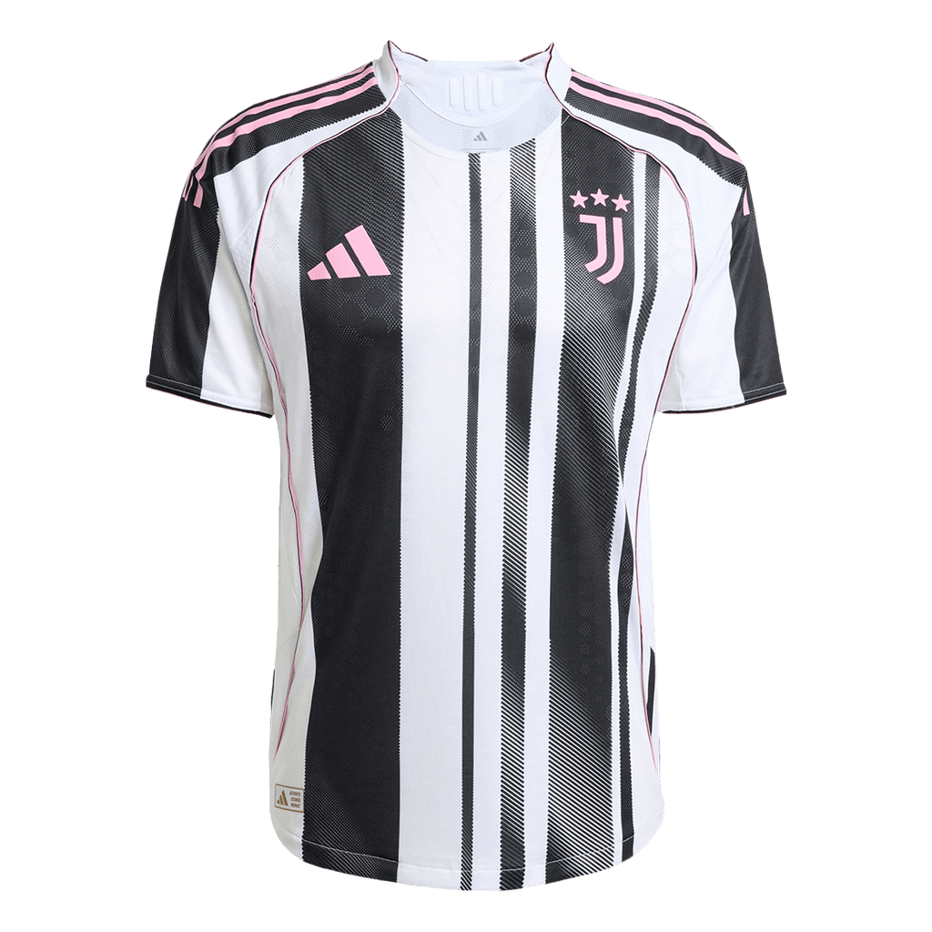 Authentic Juventus Home Soccer Jersey 2025/26 Black&White - Football Shirt | SmartJerseys | Official Quality