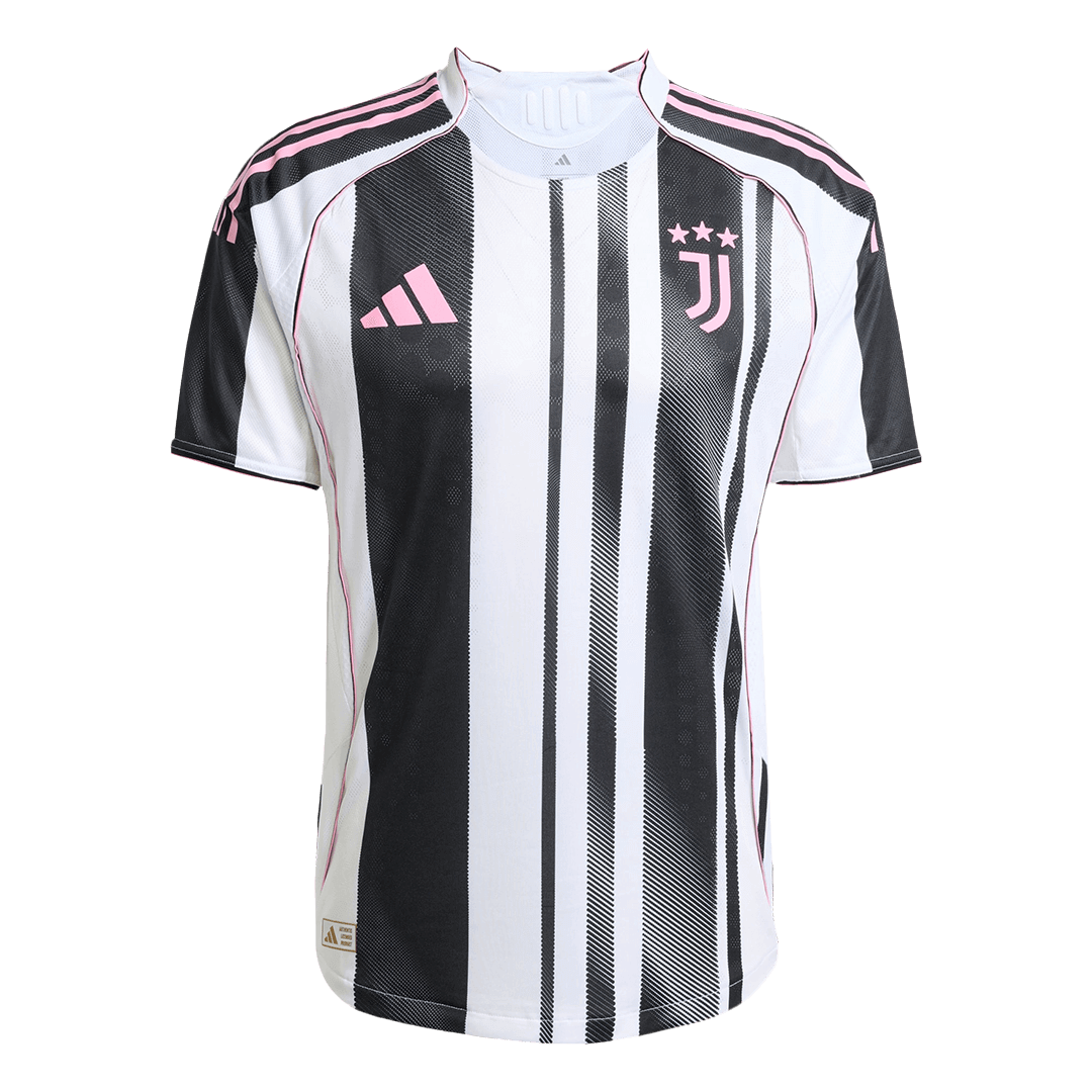 Authentic Juventus Home Soccer Jersey 2025/26 Black&White - Football Shirt | SmartJerseys | Official Quality