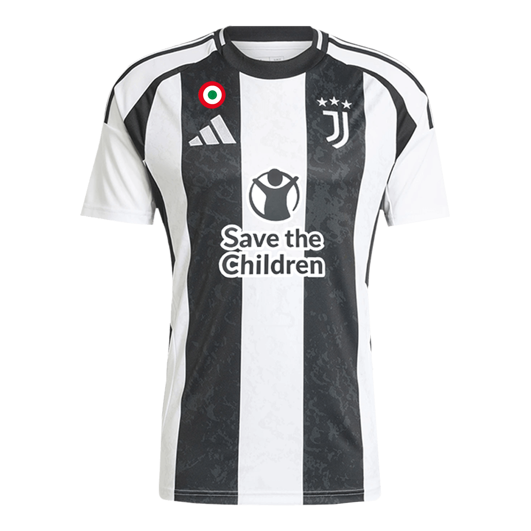 Juventus Home Soccer Jersey 2024/25- Save The Children Sponsor - Football Shirt | SmartJerseys | Official Quality