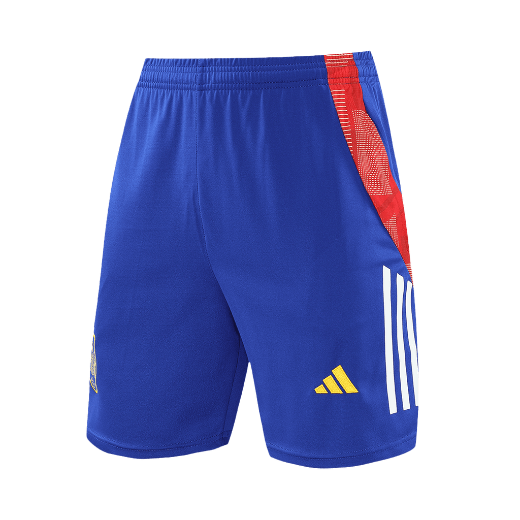 Spain Pre-Match Training Soccer Shorts 2024 - Football Shirt | SmartJerseys | Official Quality