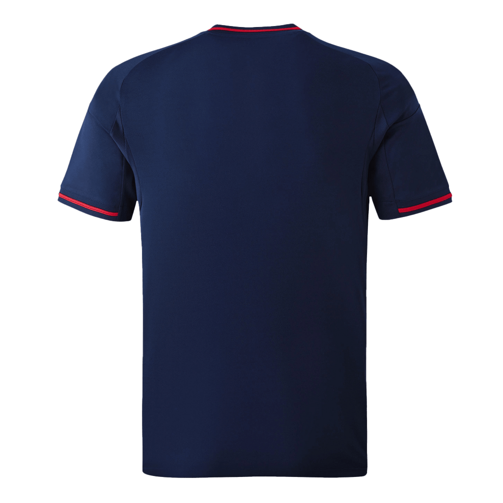 Auténtica camiseta de fútbol visitante del Olympique Lyonnais 25/26 azul marino