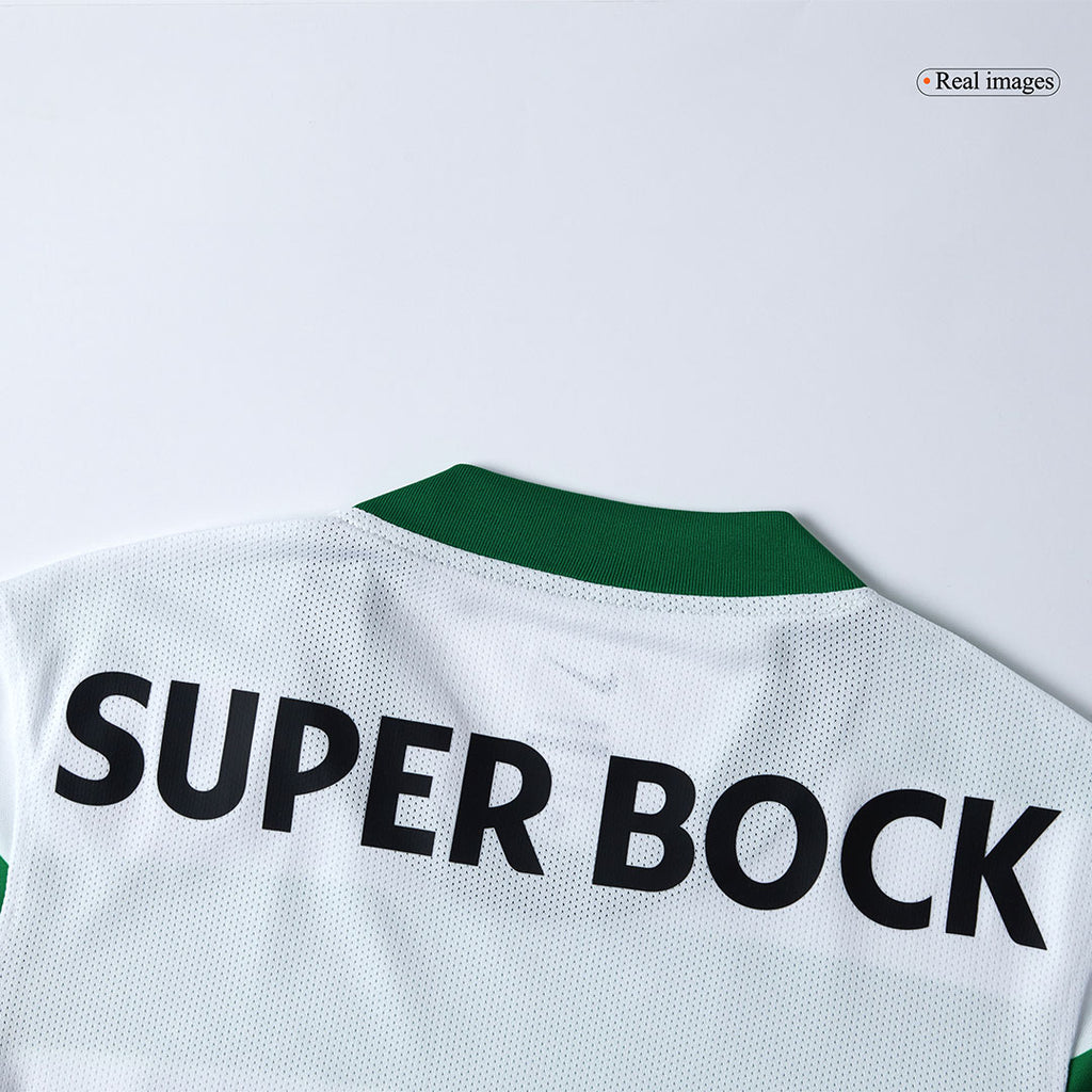 Camiseta de fútbol local del Sporting CP 25/26 verde y blanco