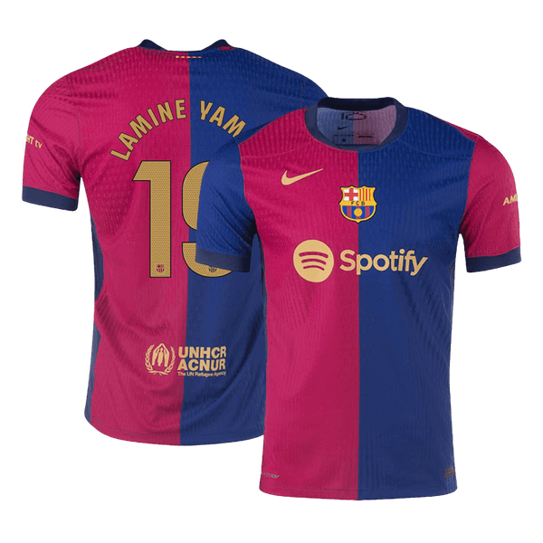 Barcelona LAMINE YAMAL #19 Home Jersey Authentic 2024/25 - Football Shirt | SmartJerseys | Official Quality