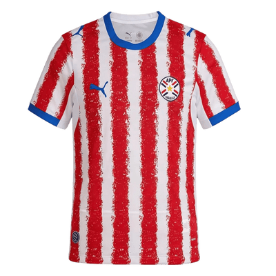 Paraguay Home Soccer Jersey World Cup 2026 Red & White