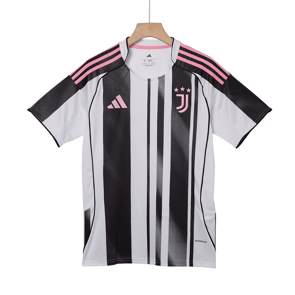 Juventus Home Soccer Jersey 2025/26 Black&White