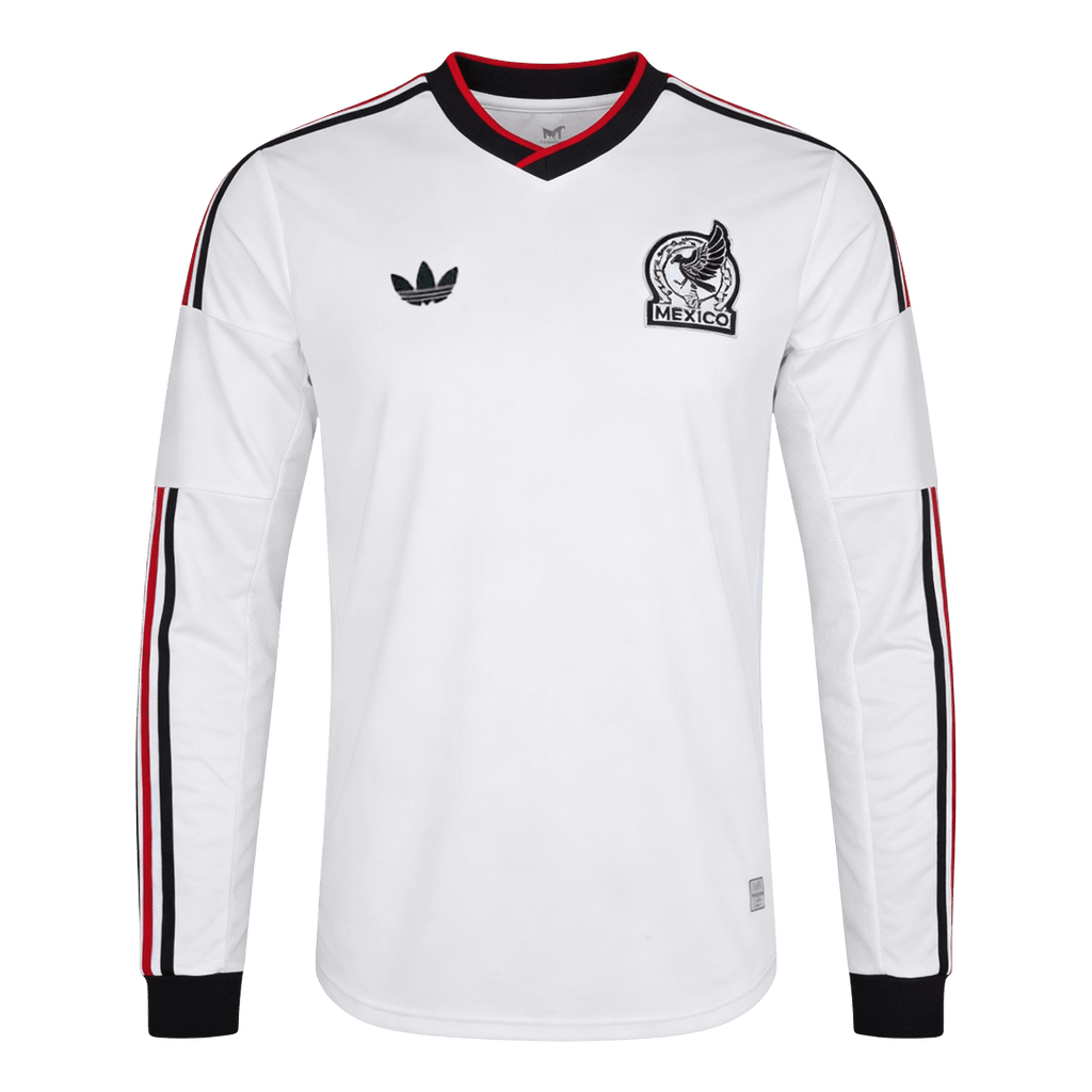 Camiseta de fútbol visitante de manga larga de México 2026