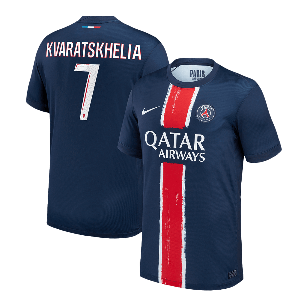 PSG KVARATSKHELIA #7 Home Soccer Jersey 2024/25 - Football Shirt | SmartJerseys | Official Quality