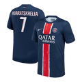 PSG KVARATSKHELIA #7 Home Soccer Jersey 2024/25 - Football Shirt | SmartJerseys | Official Quality