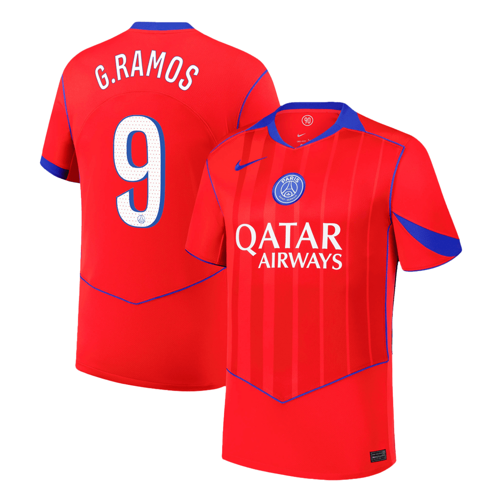 PSG G.RAMOS #9 Third Away Soccer Jersey 2025/26 - Football Shirt | SmartJerseys | Official Quality