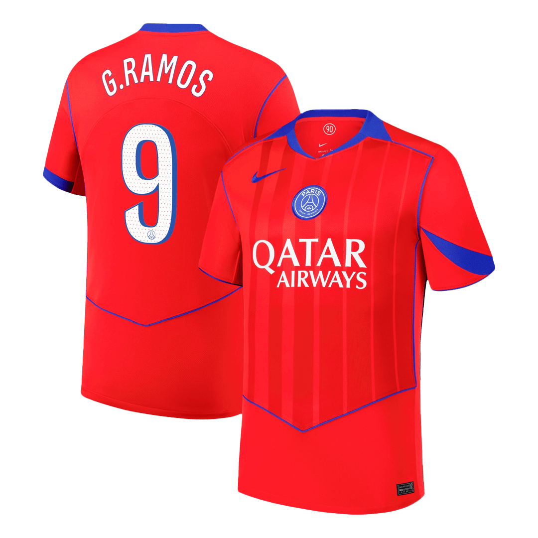 PSG G.RAMOS #9 Third Away Soccer Jersey 2025/26 - Football Shirt | SmartJerseys | Official Quality