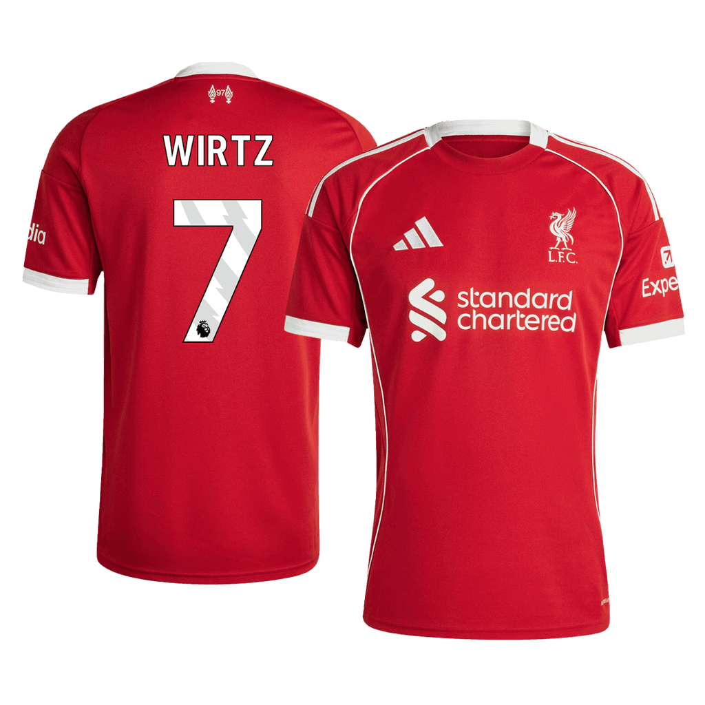 Liverpool WIRTZ #7 Home Soccer Jersey 2025/26 - Football Shirt | SmartJerseys | Official Quality