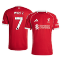 Liverpool WIRTZ #7 Home Soccer Jersey 2025/26 - Football Shirt | SmartJerseys | Official Quality
