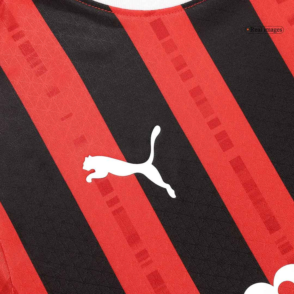 AC Milan RAFA LEÃO #10 Home Jersey Authentic 2024/25 - UCL Edition